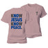 Women's Know Jesus Know Peace Cotton T-Shirt